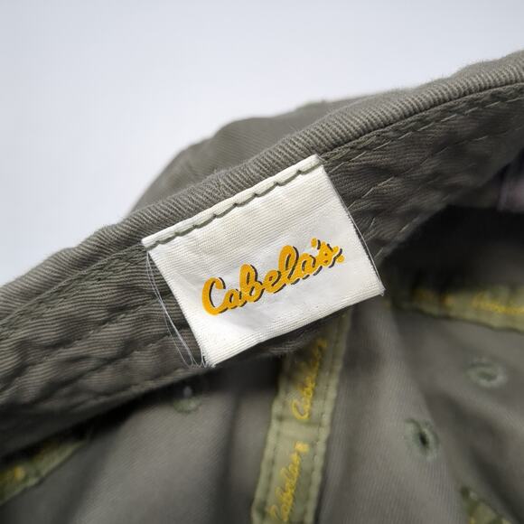 Cabela's Worlds Foremost Outfitters Slideback Baseball Cap Brown OS Adjustable - Picture 9 of 10